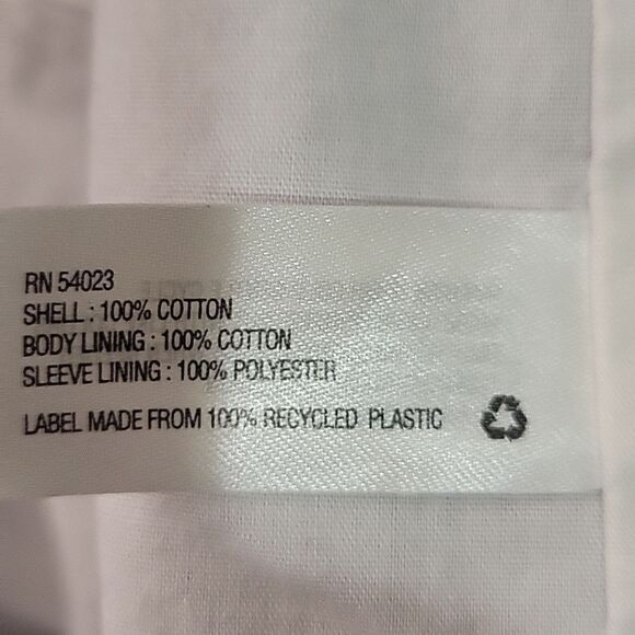 GAP The Academy Blue Mini-stripe Blazer Size 4 - Picture 3 of 4